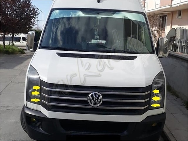 Markadan Vw Crafter Krom Ön Panjur 2012-2017 6 Parça Paslanmaz Çe