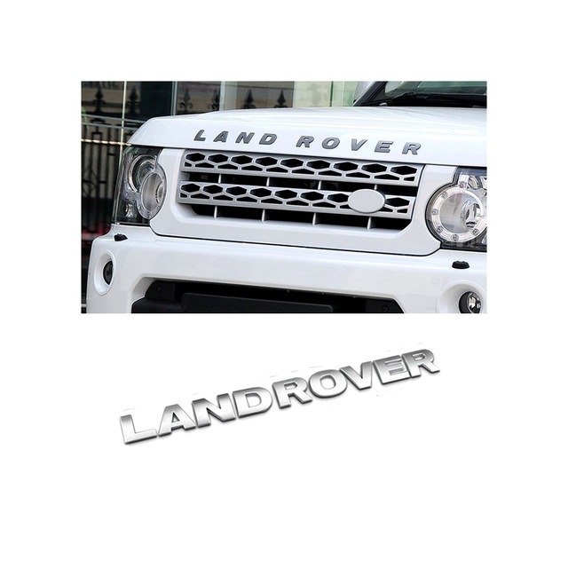 Land Rover Mat Gri Kaput / Bagaj Yazı Logo Arma Hood Trunk