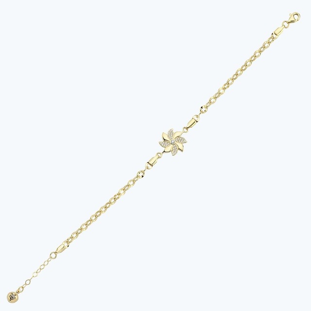Altınbaş Altın Çiçek Bileklik Blazn3818-2582 Renkli Altın