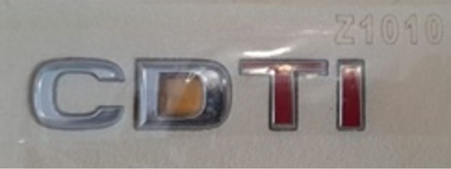 Opel Uyumlu Cdti Krom-kırmızı Yazı