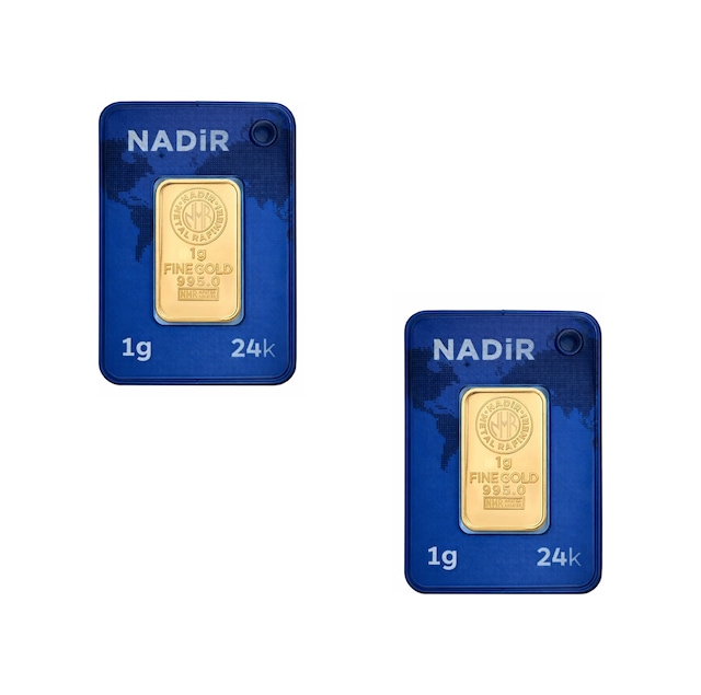 1 Gr 24 Ayar Nadir Gram Altın 2'li