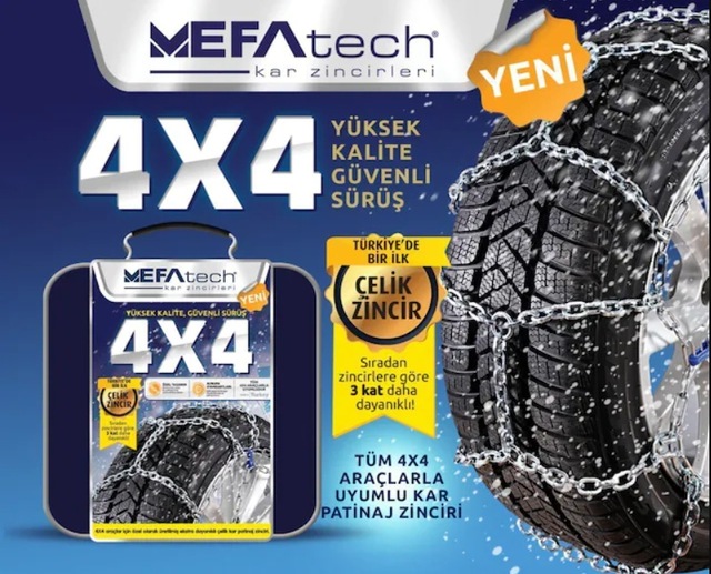 215/65X16 Kalın Takmatik Zincir 4X4 Mefatech 1050