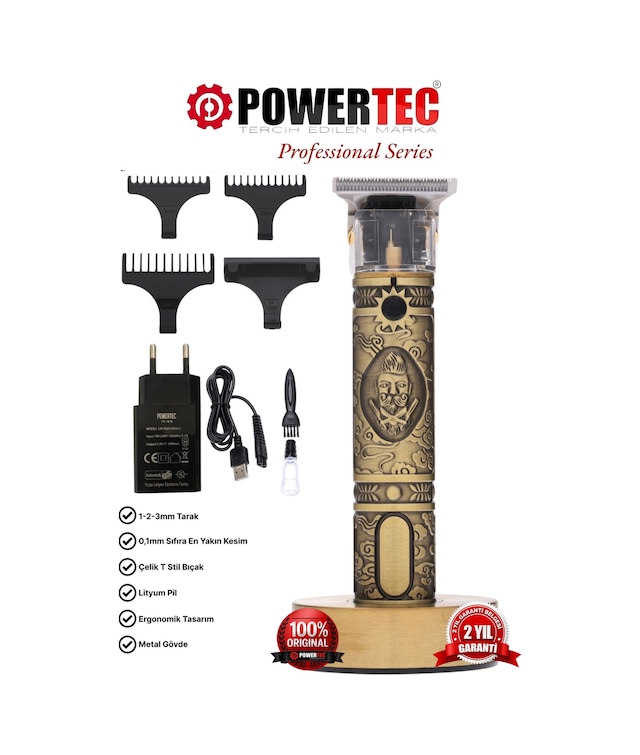 Powertec TR-1818 Sakal Ense Çizim Tıraş Makinesi
