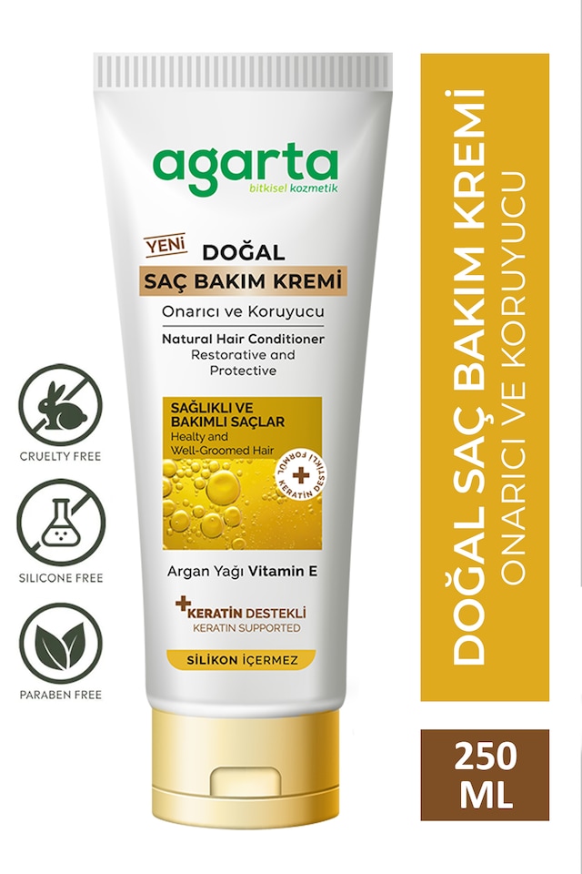 Agarta Doğal Güçlü Bakım Saç Güzelleştirici Krem 250 ML