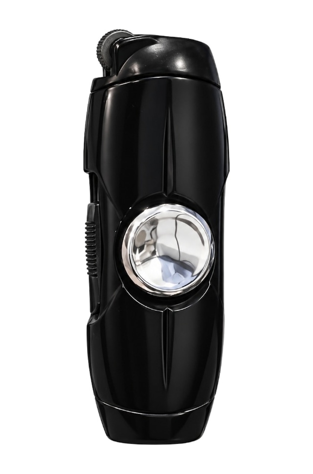 Hunter Tek Torch Pürmüz Siyah Slim Metal Puro Çakmağı & Stres Çarkı Ack079