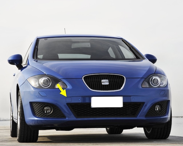 Seat Leon 2 Makyaj 09-12 Ön Tampon Çeki Demiri Kapağı 1P0807241C