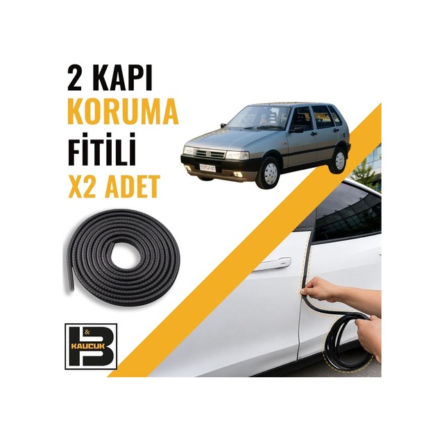 Fiat Uno Kapı Koruma Fitili-iki Kapı-siyah-bm1265