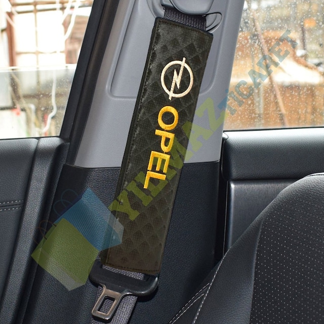 Opel Logo Arma Amblem Emniyet Kemer Pedi Nakış Işleme 2 Adet