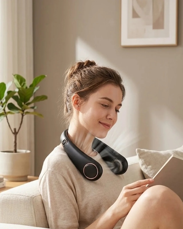 Ers Gizli Turbo Tasarımlı Sessiz Çalışan Boyun Fanı