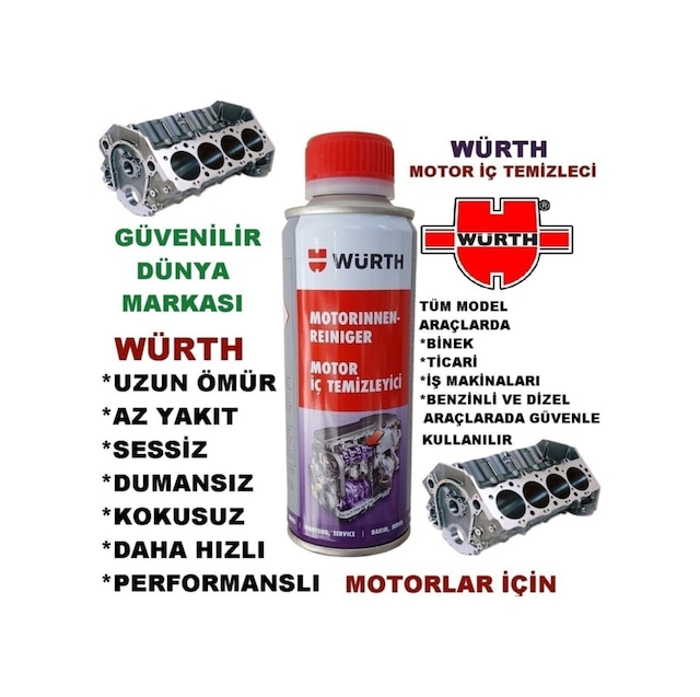 Motor Iç Temizleme Sessiz Ve Dumansız Motorlar 200 Ml