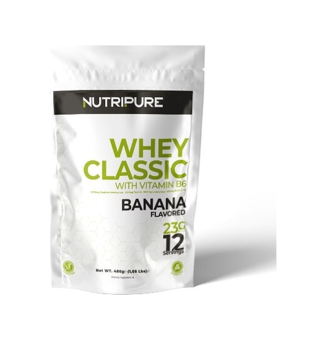 Nutripure Doypack Whey Classic 480 Gr - Muz Aromalı