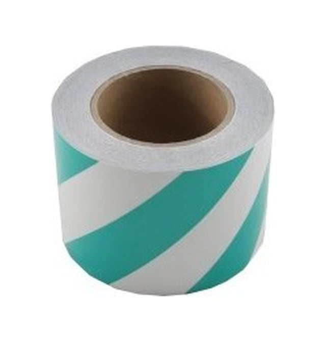 Carub Reflektif Fosforlu Çapraz Şerit Bant 9,2 Cm X 25 Metre Yeşil Beyaz BR2406104