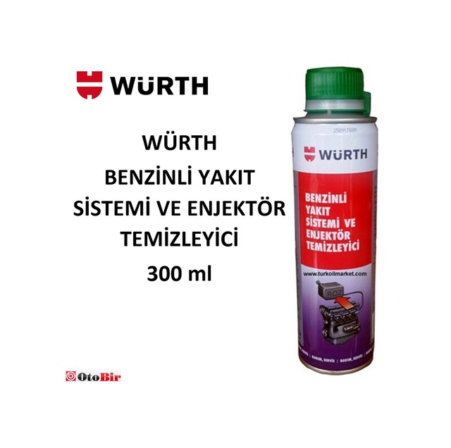 Würth Benzinli Yakıt Sistemi Enjektör Temizleyici 300Ml