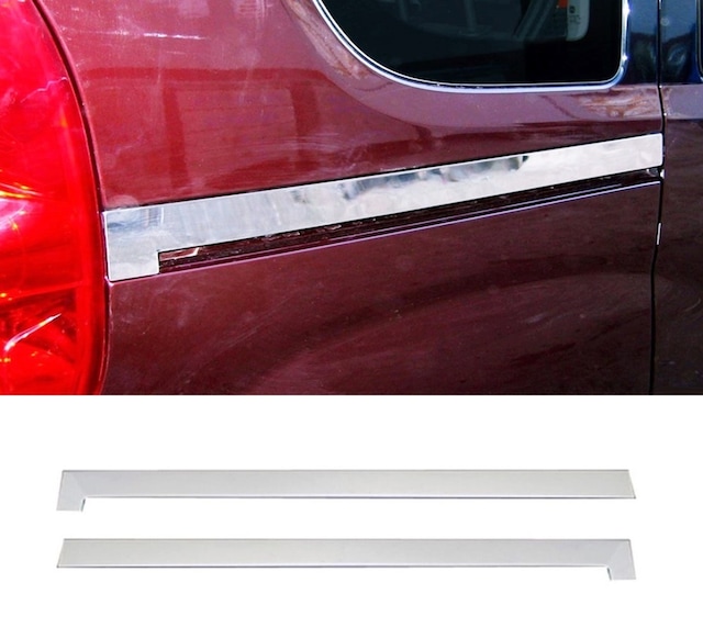Fiat Doblo 2010 Üzeri Krom Sürgü Nikelajı 2 Pcs P.çelik
