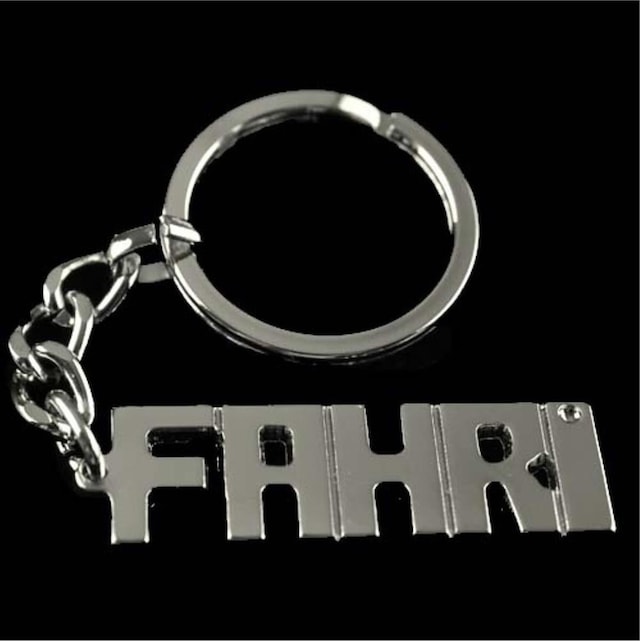 Fahri - 887 - - Spt-gld - İsimli Anahtarlık Çok Renkli