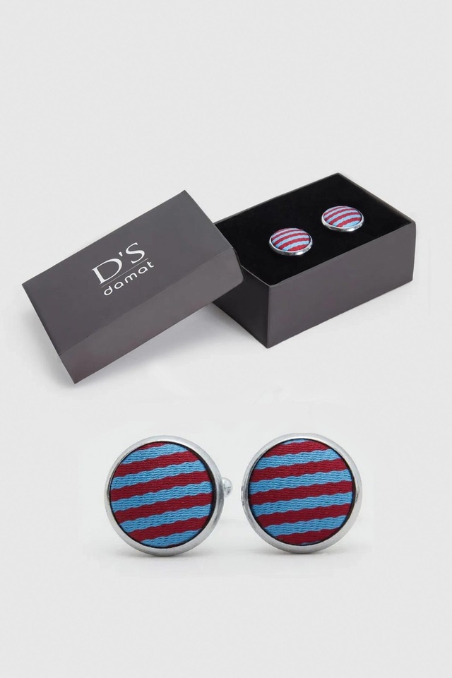 Ds Damat Bordo Mavi Renk Kol Düğmesi 3hf57ortkd001
