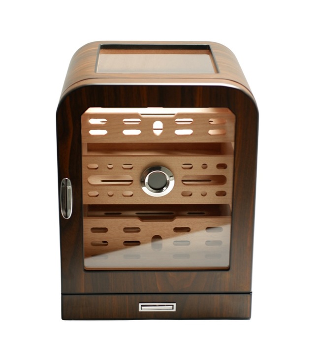 Cohiba 3 Çekmeceli Ahşap Aksesuar Bölmeli Sedir Humidor Puro Kutusu - Tr9643