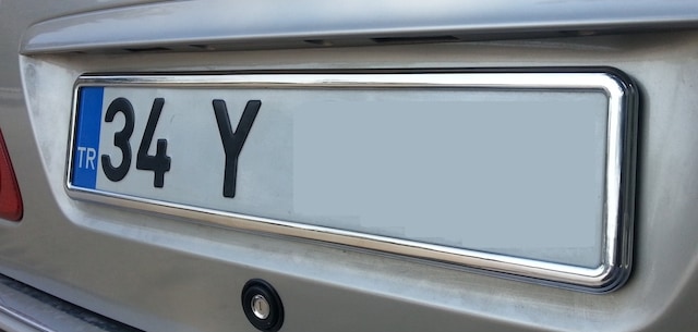 Yeni Model Krom Plakalık (2Adet) 228108666