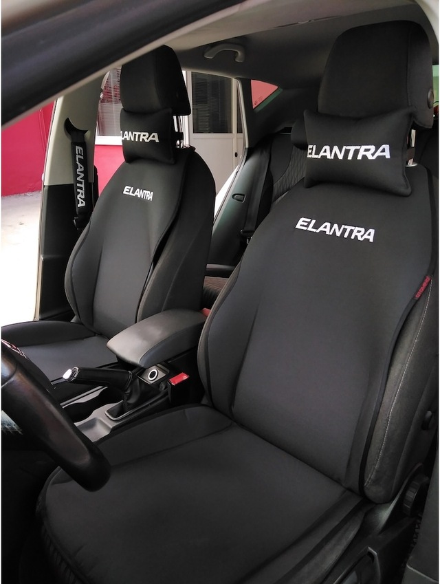 Hyundaı Elantra Nakışlı Ön Ikili Oto Koltuk Kılıfı