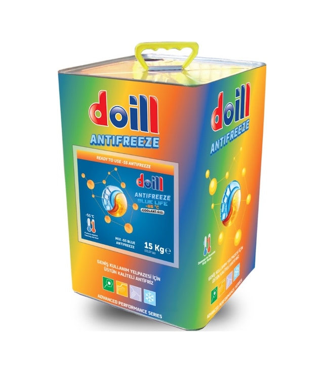 -55 / -56 Derece Hazır Karışım 15 Kg Litre Mavi Antifriz - G11