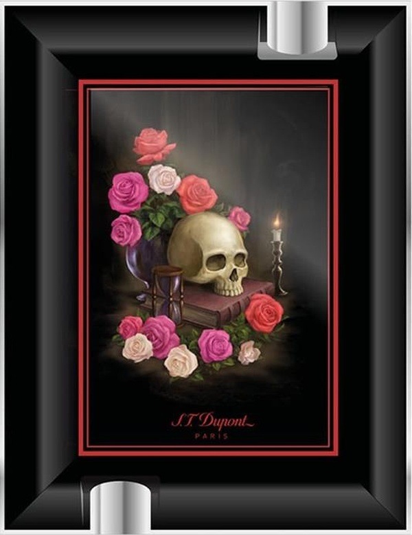 S.t. Dupont Memento Mori Siyah Puro Küllüğü 6494 - Tr7398