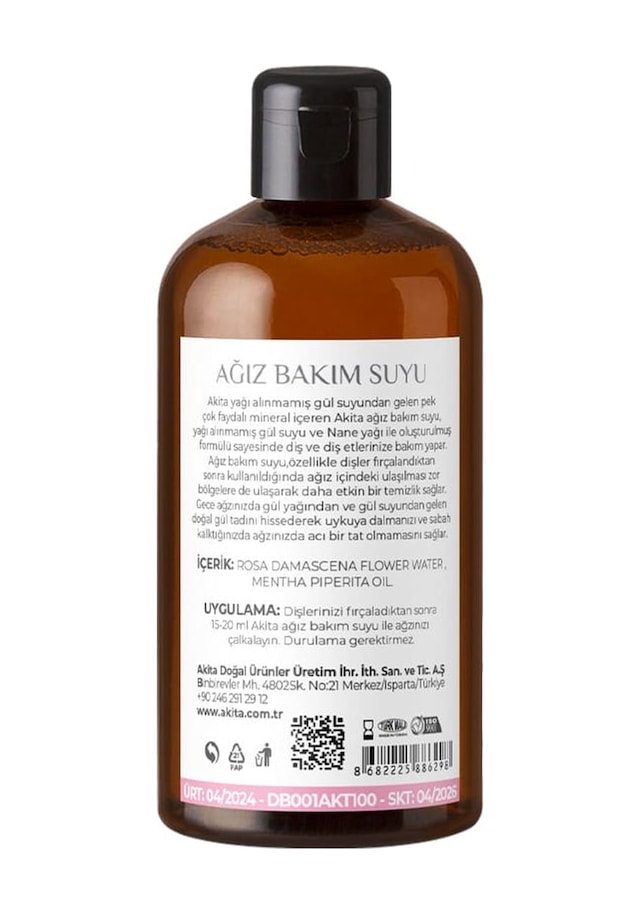 Akita Doğal Ağız Bakım Suyu 250 ML