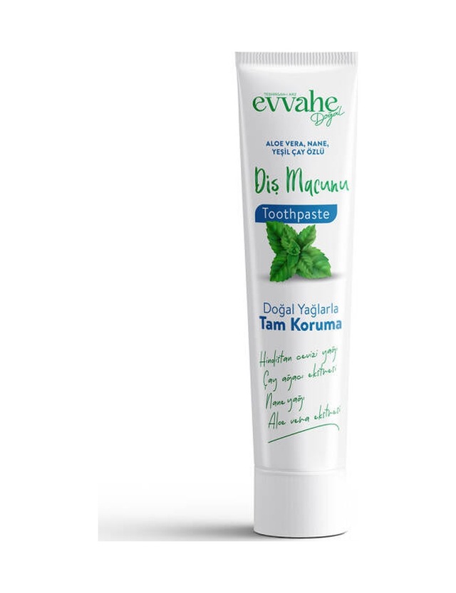 Aloe Vera, Nane, Yeşil Çay Özlü Diş Macunu 90gr