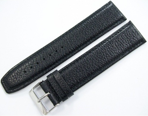 Bizon Deri Saat Kordonu 18Mm Xxl Siyah Uzun Saat Kayışı Kolçak (492269403)