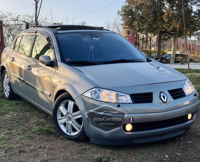 Renault Megane 2 2003-2008 Uyumlu Üniversal Astra H Lip Esnek Ön Lip 2 Parça Tampon Altı Dil Karlık Ön Ek 00 Şüscaroto Aksesuar