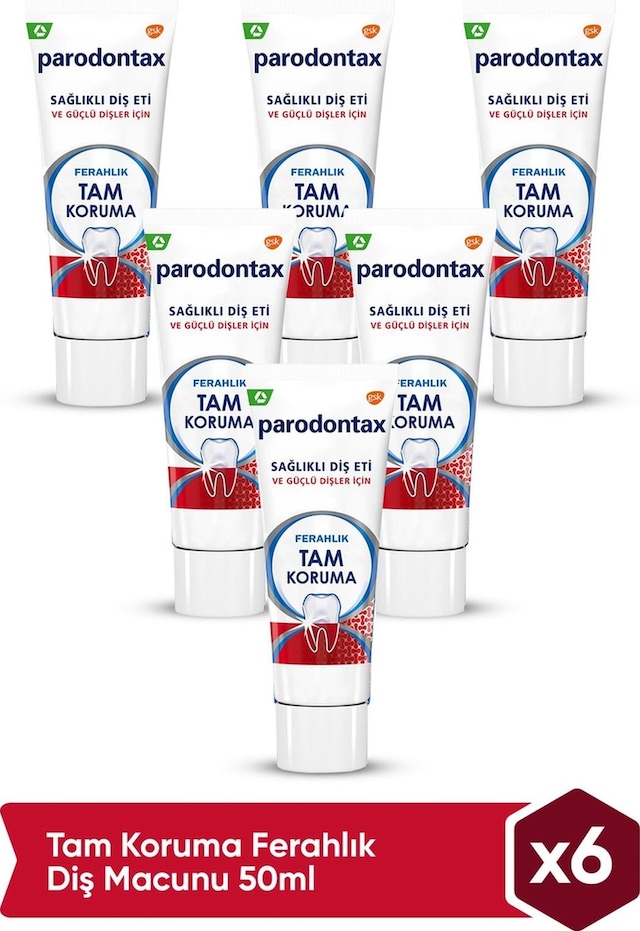 Parodontax Tam Koruma Ferahlık Diş Macunu 6 x 50 ML