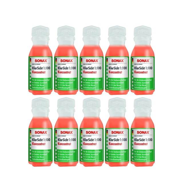 Sonax Konsantre Cam Suyu 10 Lu Set