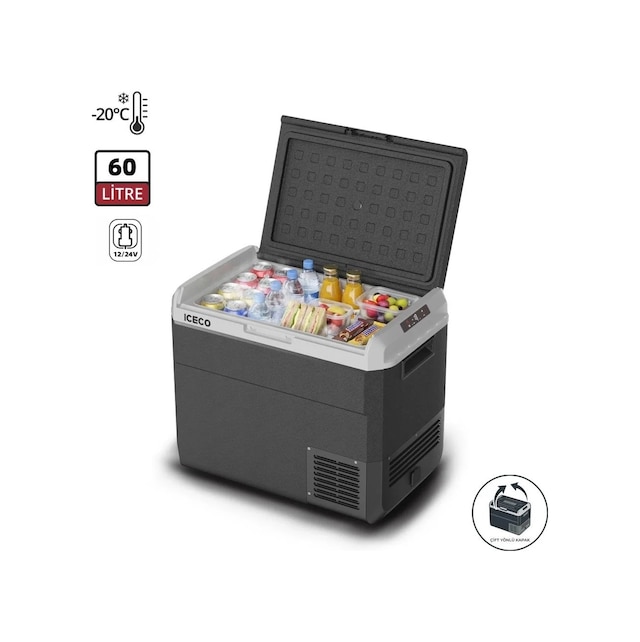 Iceco Mcd60d 12/24volt 60 Litre Kompresörlü Oto Buzdolabı