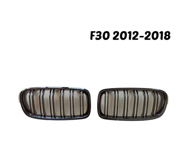 Bmw 3 Seri F30 M3 Böbrek –Çift Çizgi Panjur Piano Black 2012-2018
