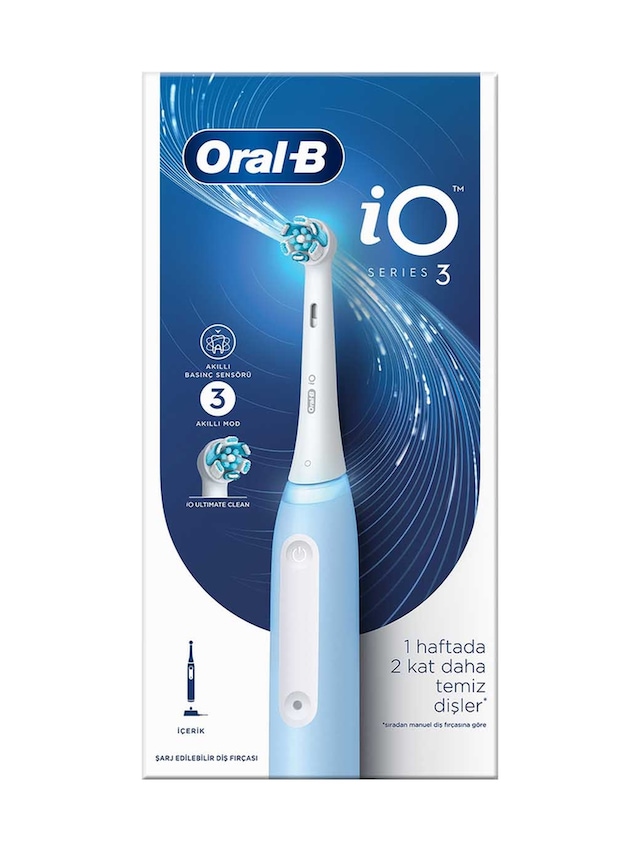 Oral-B İO Series 3 Şarjlı Diş Fırçası Mavi