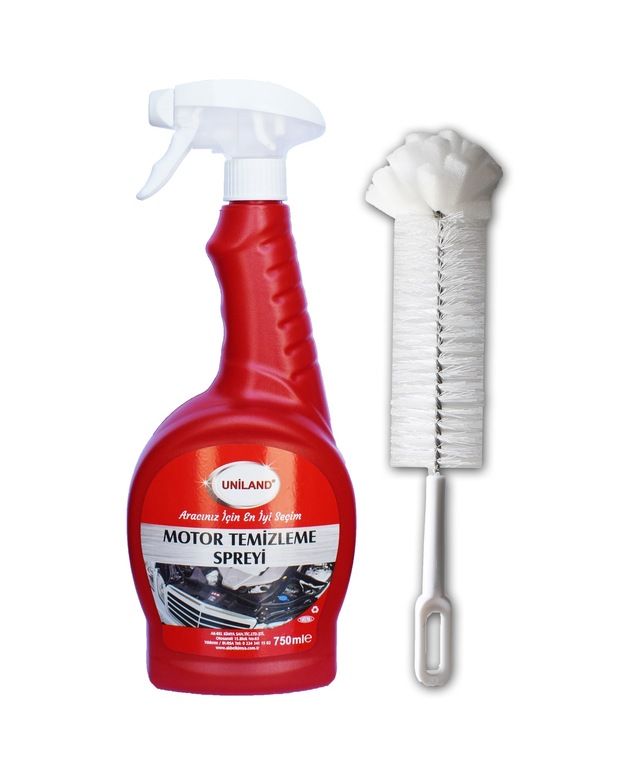 Uniland Motor Temizleme Spreyi 750 Ml + Temizleme Fırçası