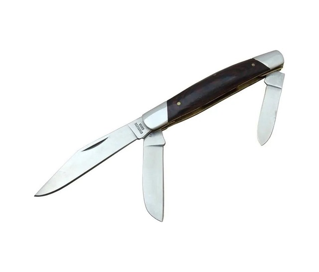 K-15 Falkon Üç Ağızlı / Üçlü Çakı 18 Cm - Ahşap Saplı, Manuel