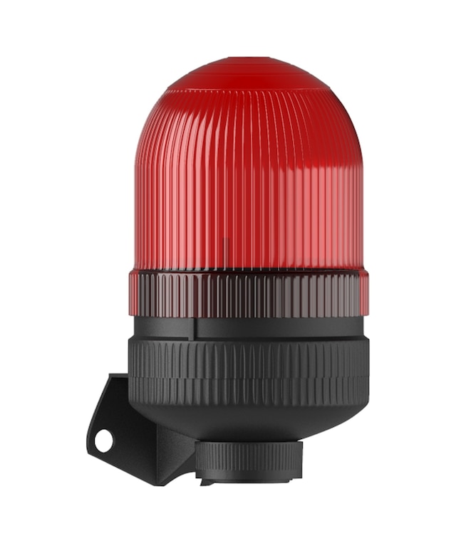 Mesan Ø70 300 Seri Yanıp Sönen Ampul Buzzer Duvar Montaj Kırmızı 220Vac Ms 376.1.220Vac