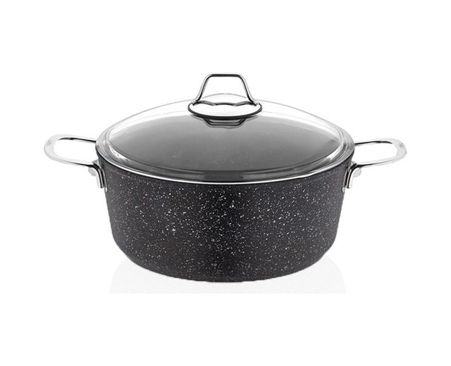 Falez Black Line Derin Granit Tencere 24Cm