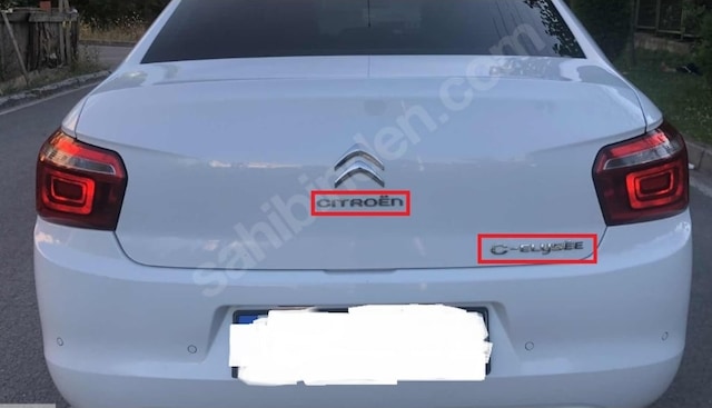 Citroen C-Elysee Yazı Takımı 2'Li Set