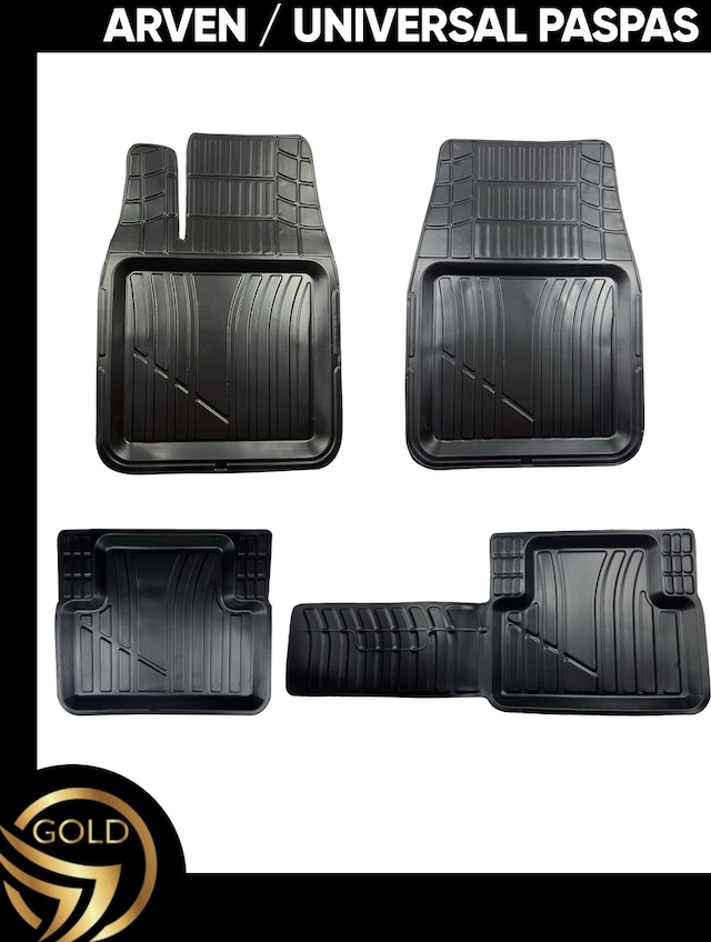 Gold Ford Yeni Connect 2015-2022 3d Phonix Kauçuk Havuzlu Oto Paspas