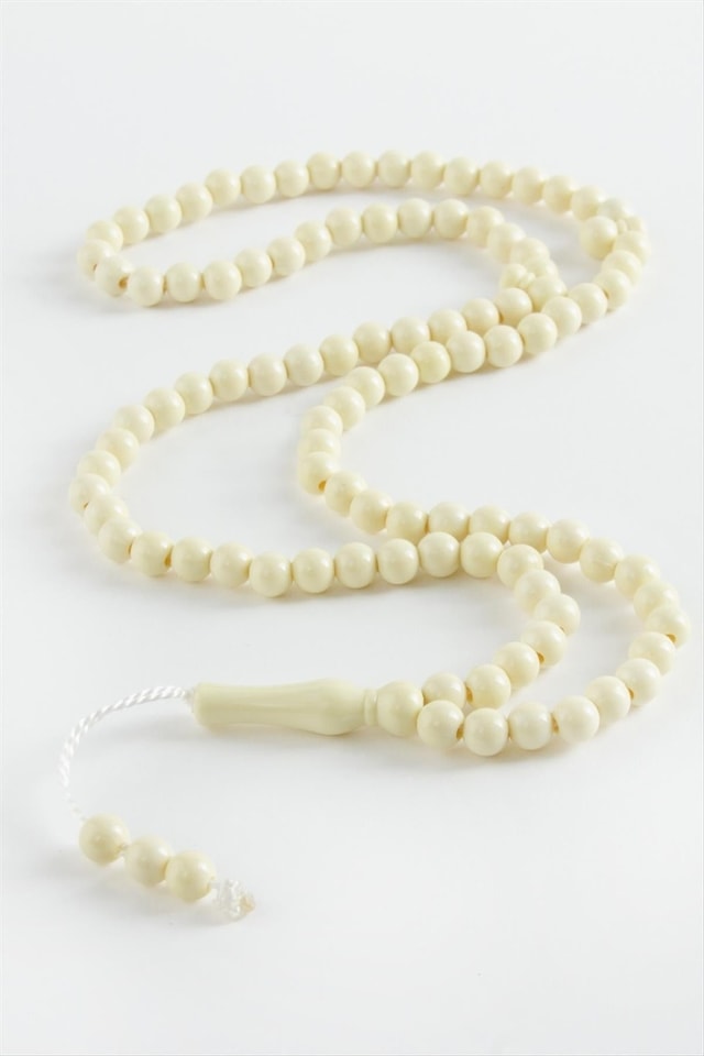 99-lu - 177 - Plastik - Smglobal - Tesbih Krem