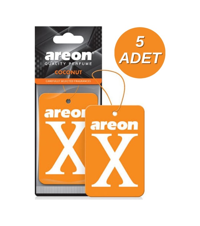 Areon X Coconut 5'li Oto Araç Kokusu