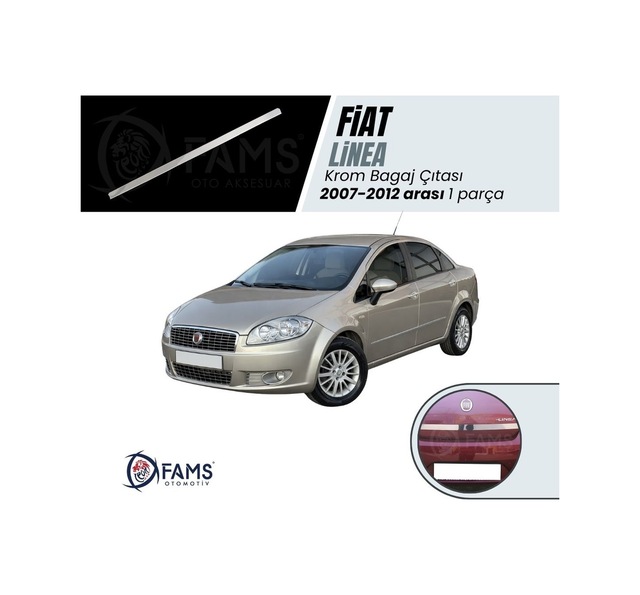 Fiat Linea Krom Bagaj Çıtası P.Çelik 2007-2012 Arası