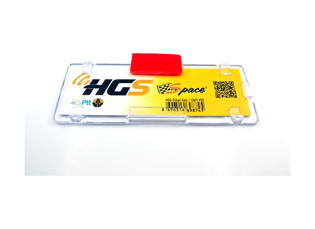 Hgs Kabı Şeffaf Bantlı Yeni Model Büyük Boy