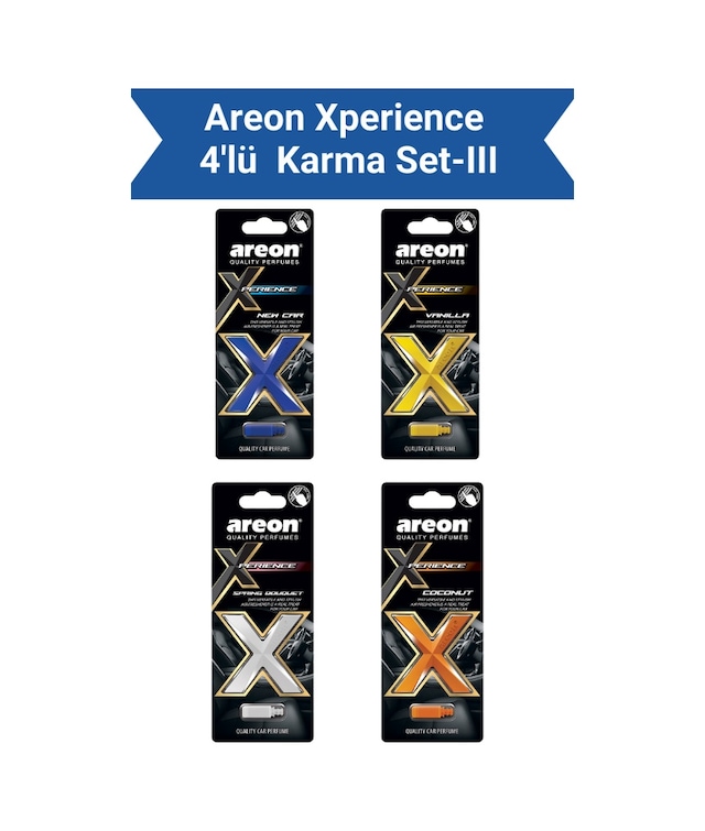 Areon Xperience 4'lü Karma Set-ııı