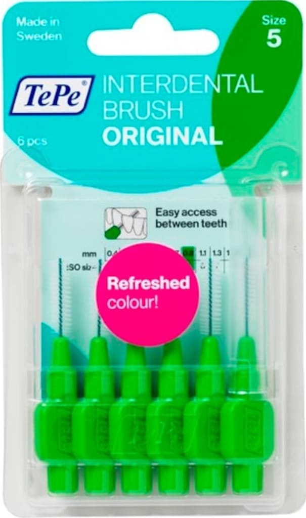 Tepe Interdental Arayüz Fırçası 6'lı 0.8 MM