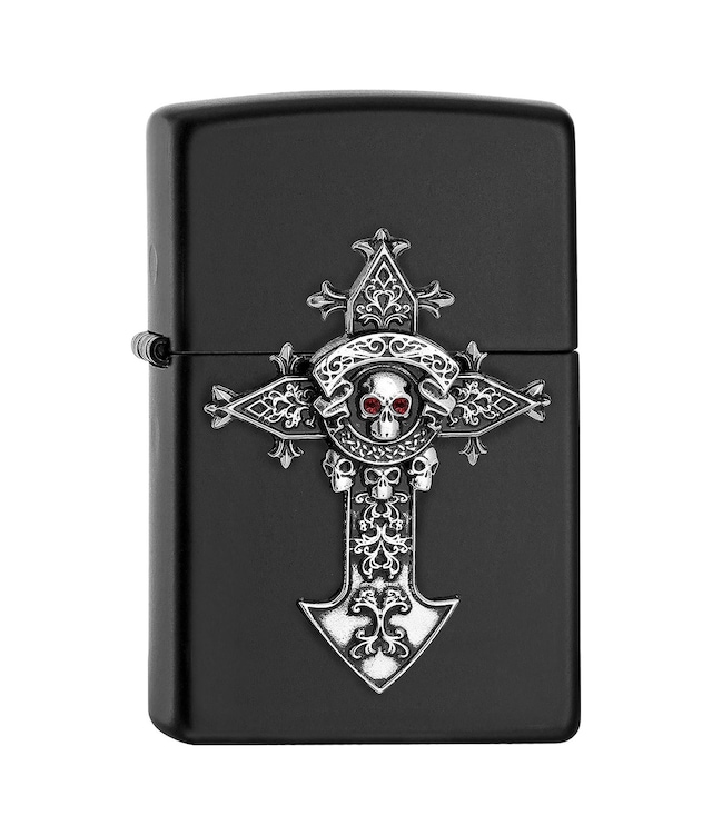 Zippo Pl 218c Cross Skull Çakmak