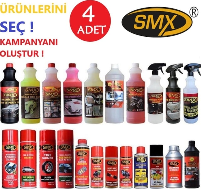 Araç Bakım Seti - Kendi Setini Oluştur Kampanyası - 4 Adet Ürünü Kendin Belirle