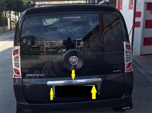 Markadan Fiat Fiorino Krom Bagaj Çıtası 2008-2016 Tek Kapı Paslan