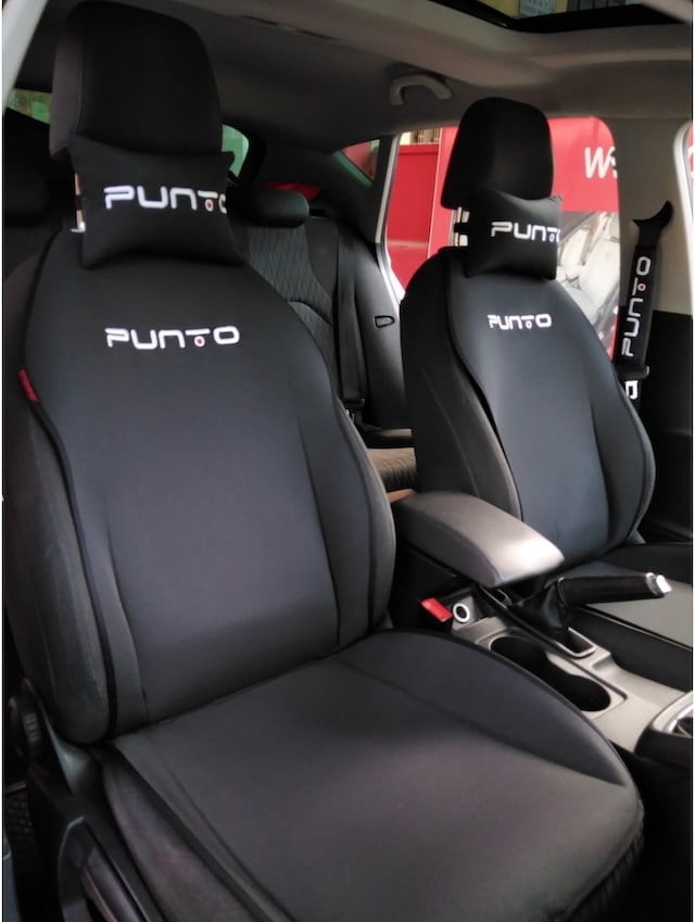 Fıat Punto Nakışlı Ön Ikili Oto Koltuk Kılıfı